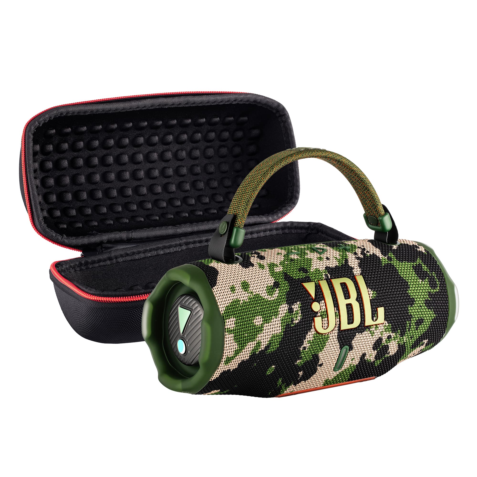 JBL - Charge 6 Portable Wireless Bluetooth Speaker with IP68 Waterproof Case Bundle - Squad