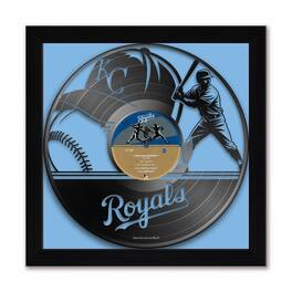 Sporticulture - Kansas City Royals Framed 13" x 13" Vinyl Record Art Print - Multicolor