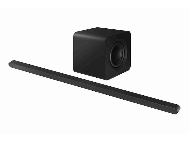 Alt View 2. Samsung - Samsung QN98LS03HE 98" QLED 4K TV with HW-S800D Soundbar and Sub (2026) - Graphite Black.