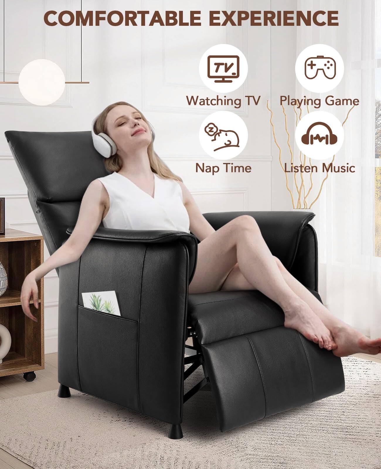 COMFORTABLE EXPERIENCE

- Watching TV
- Playing Game
- Nap Time
- Listen Music