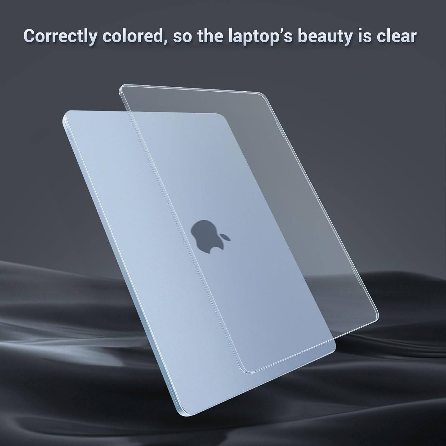 Correctly colored, so the laptop's beauty is clear