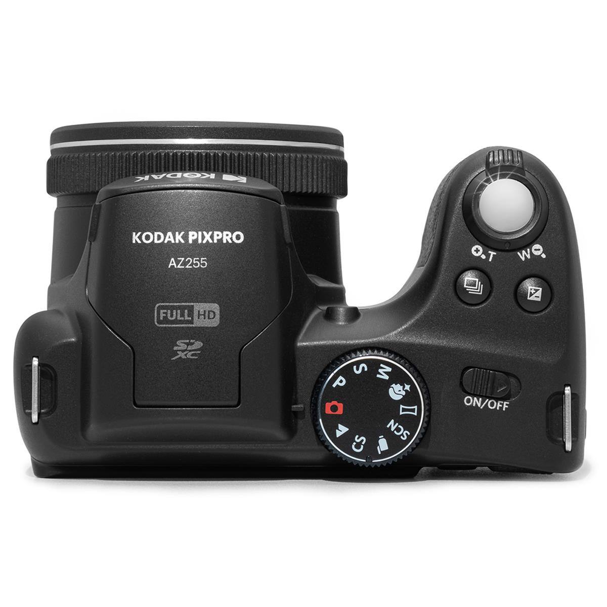 KODAK  
KODAK PIXPRO AZ255  
FULL HD  
SD XC  
S M P O CS SCN  
ON/OFF