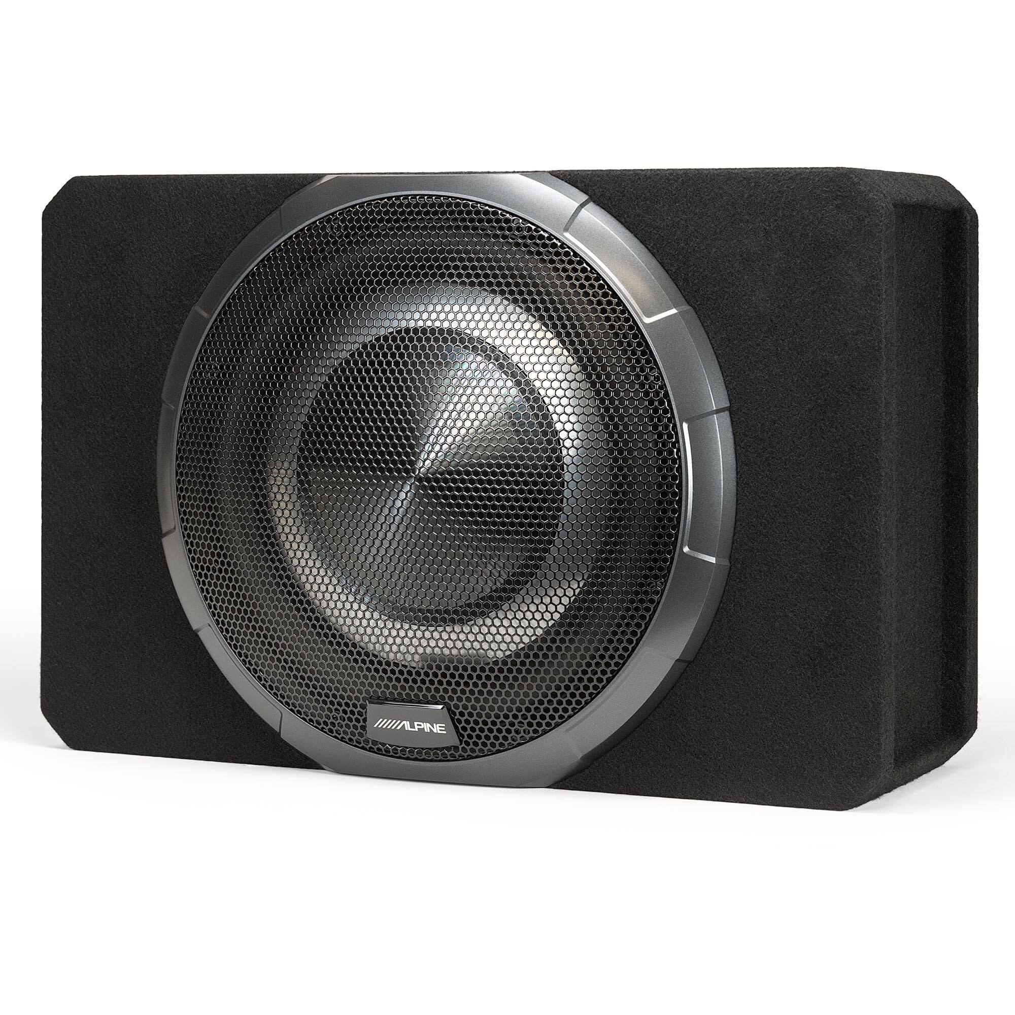 Alt View 10. Alpine - Alpine PWV-SB12 12" BassRev™ Powered Subwoofer Enclosure - Black/Gray.