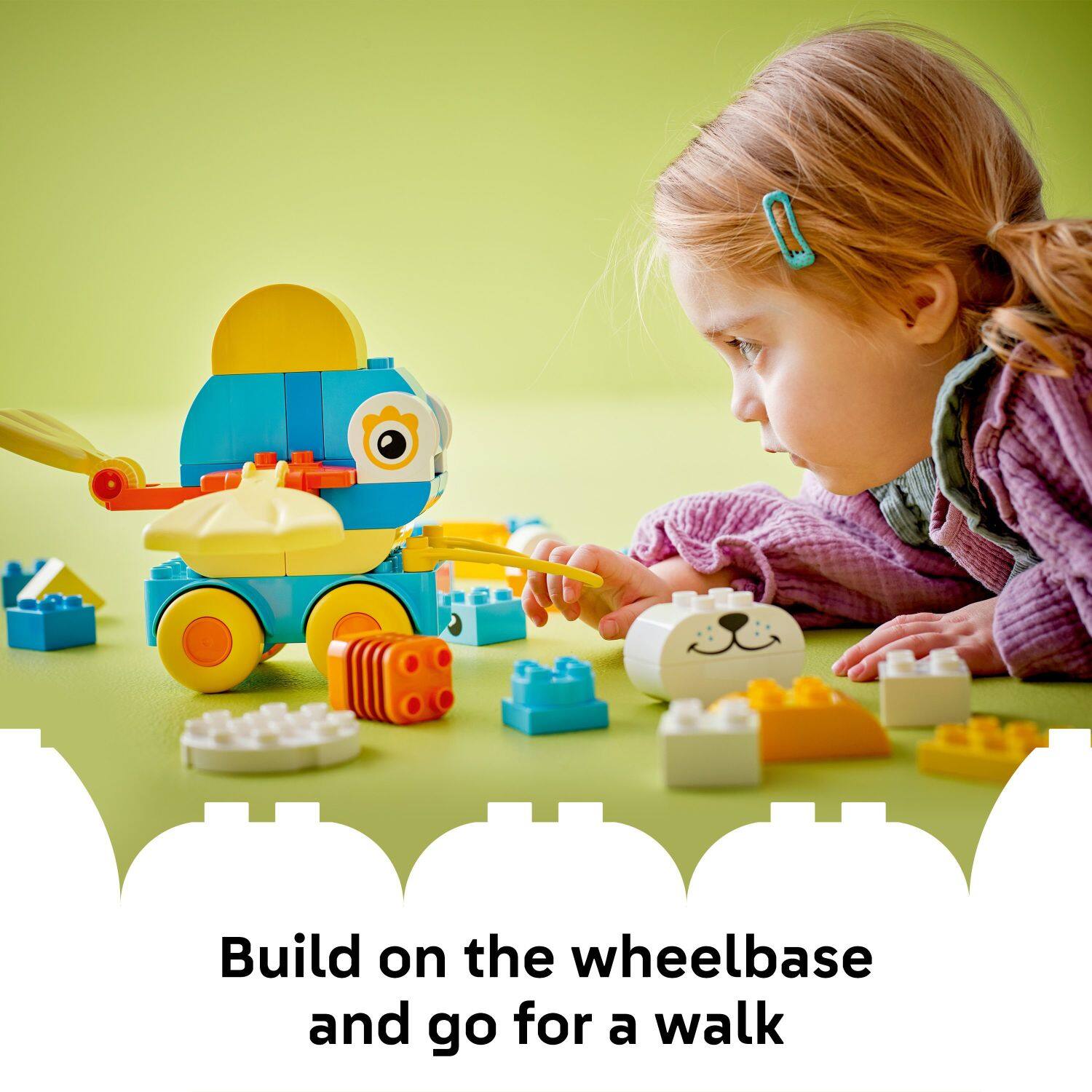 Build on the wheelbase and go for a walk.