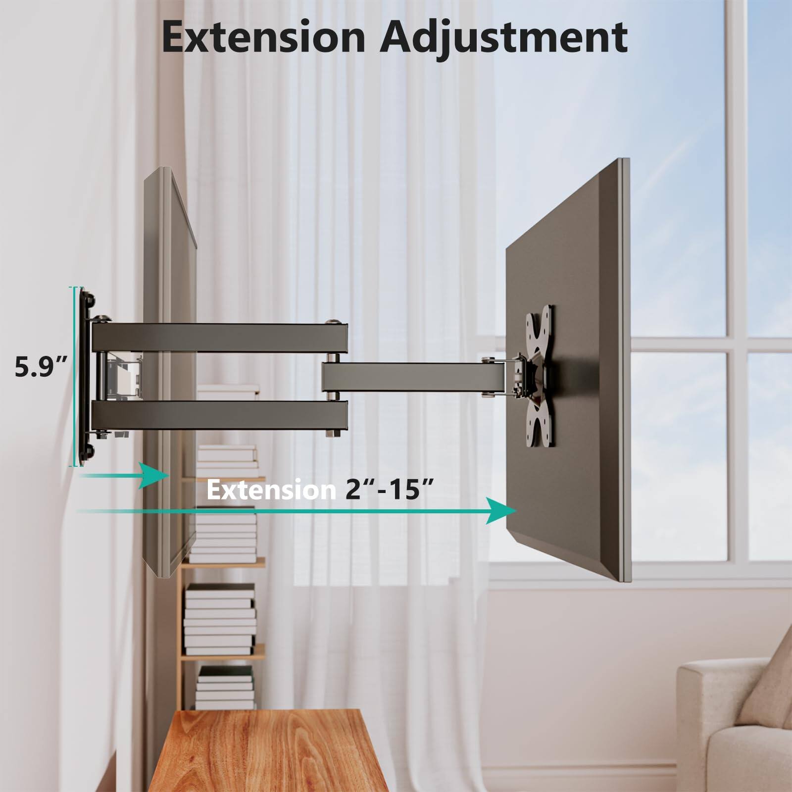 Extension Adjustment

5.9"

Extension 2"-15"