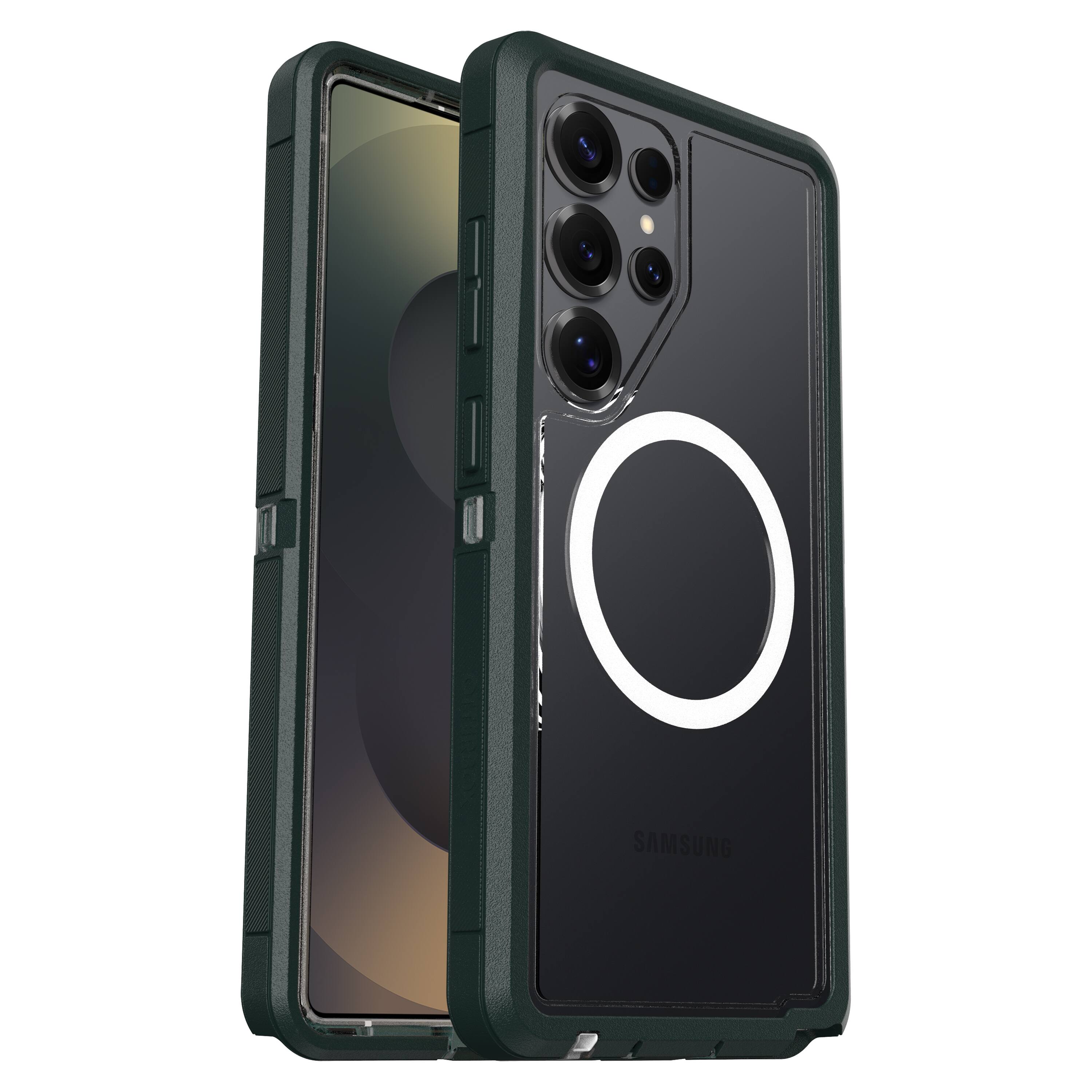 OtterBox - Defender Series Pro XT Hard Shell with Magnets for Samsung Galaxy S25 Ultra - Sagebrush Green