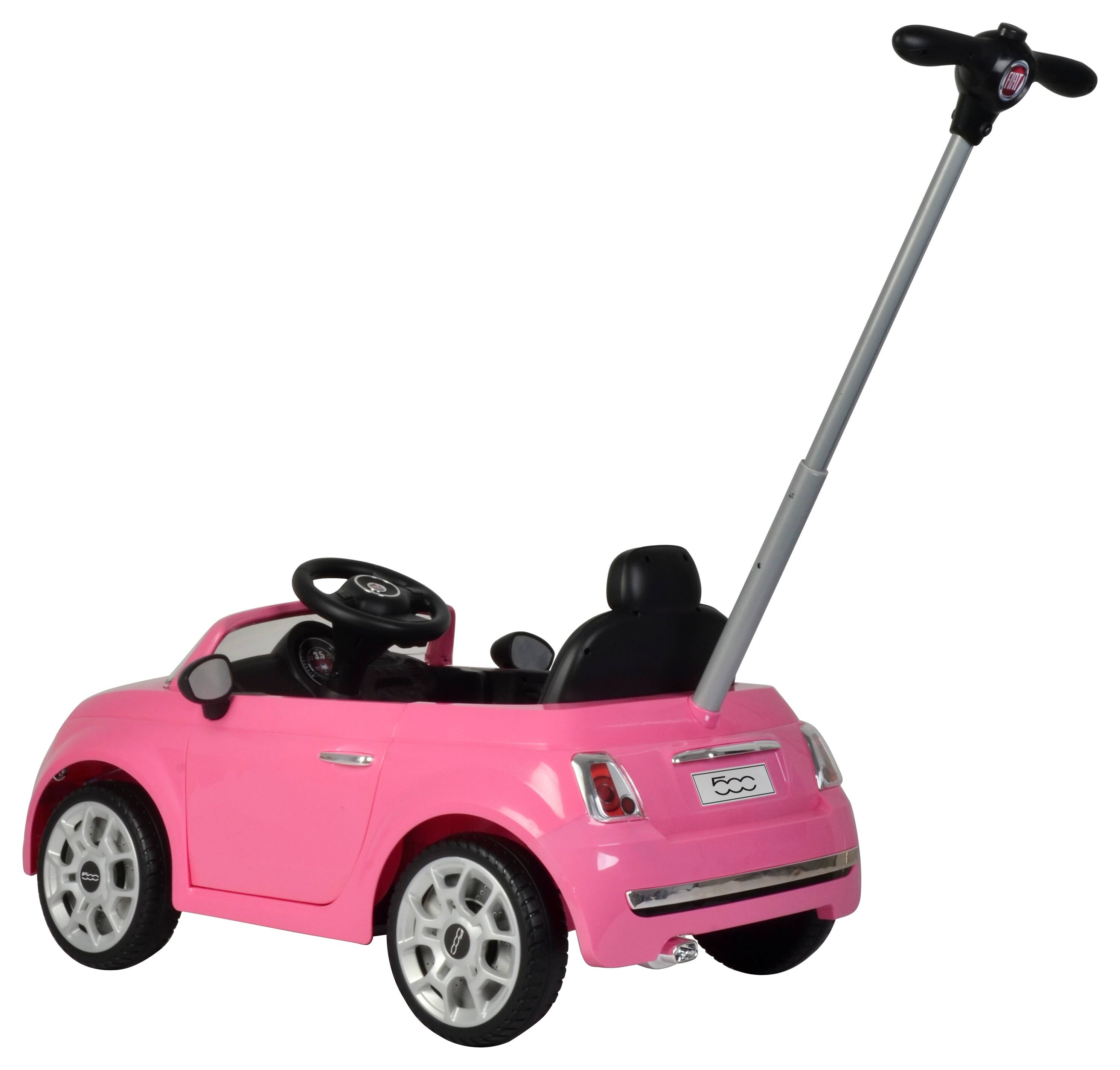 Alt View 11. Best Rideon Cars - Fiat 500 Push Car Stroller - Pink.