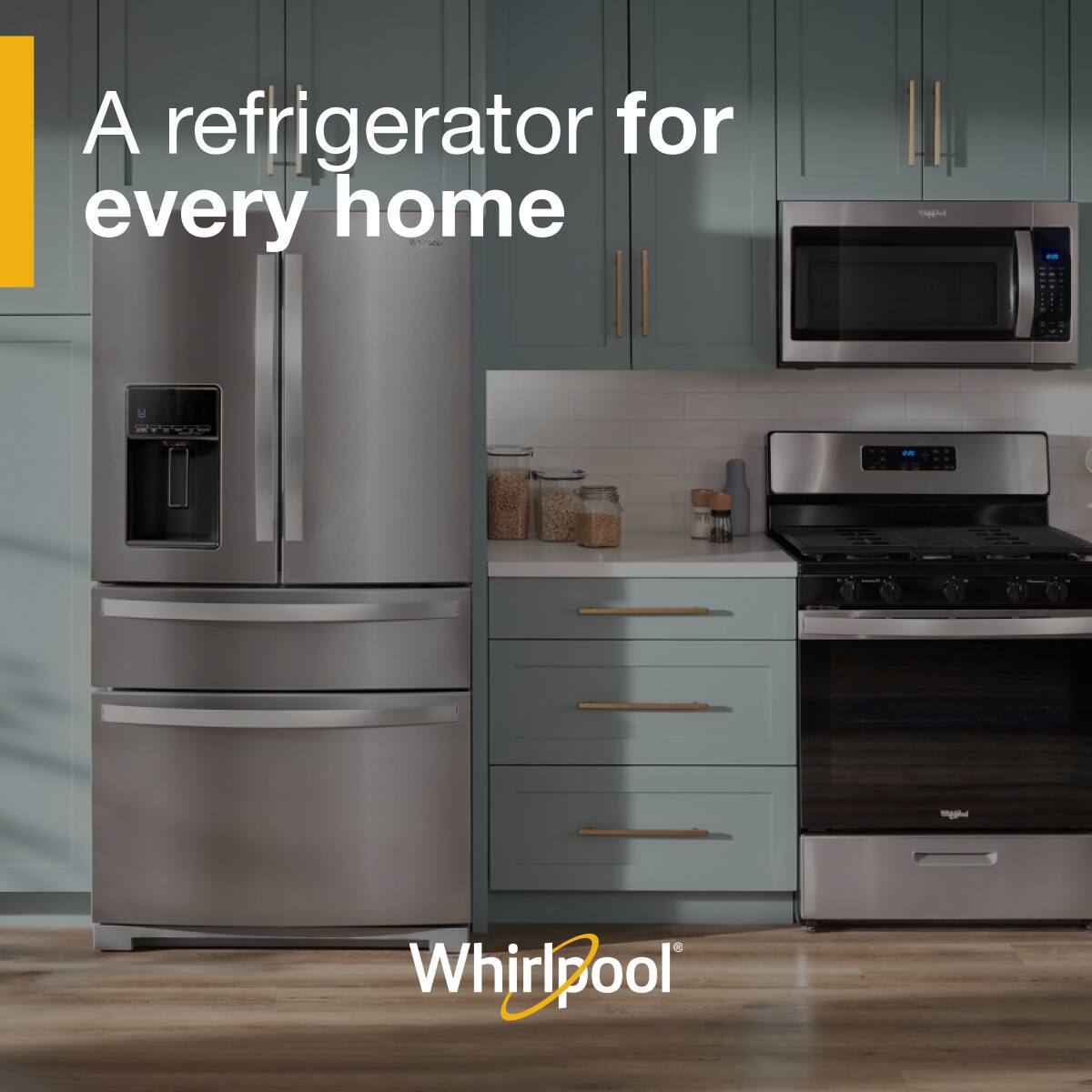 A refrigerator for every home  
Whirlpool