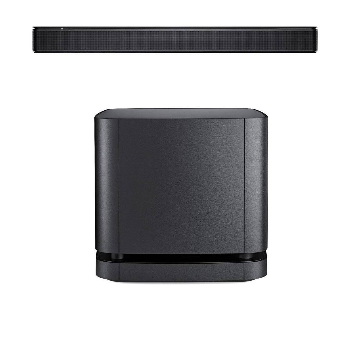 Front. Bose - Bose TV Speaker with Bass Module 500 for Soundbars, Black.