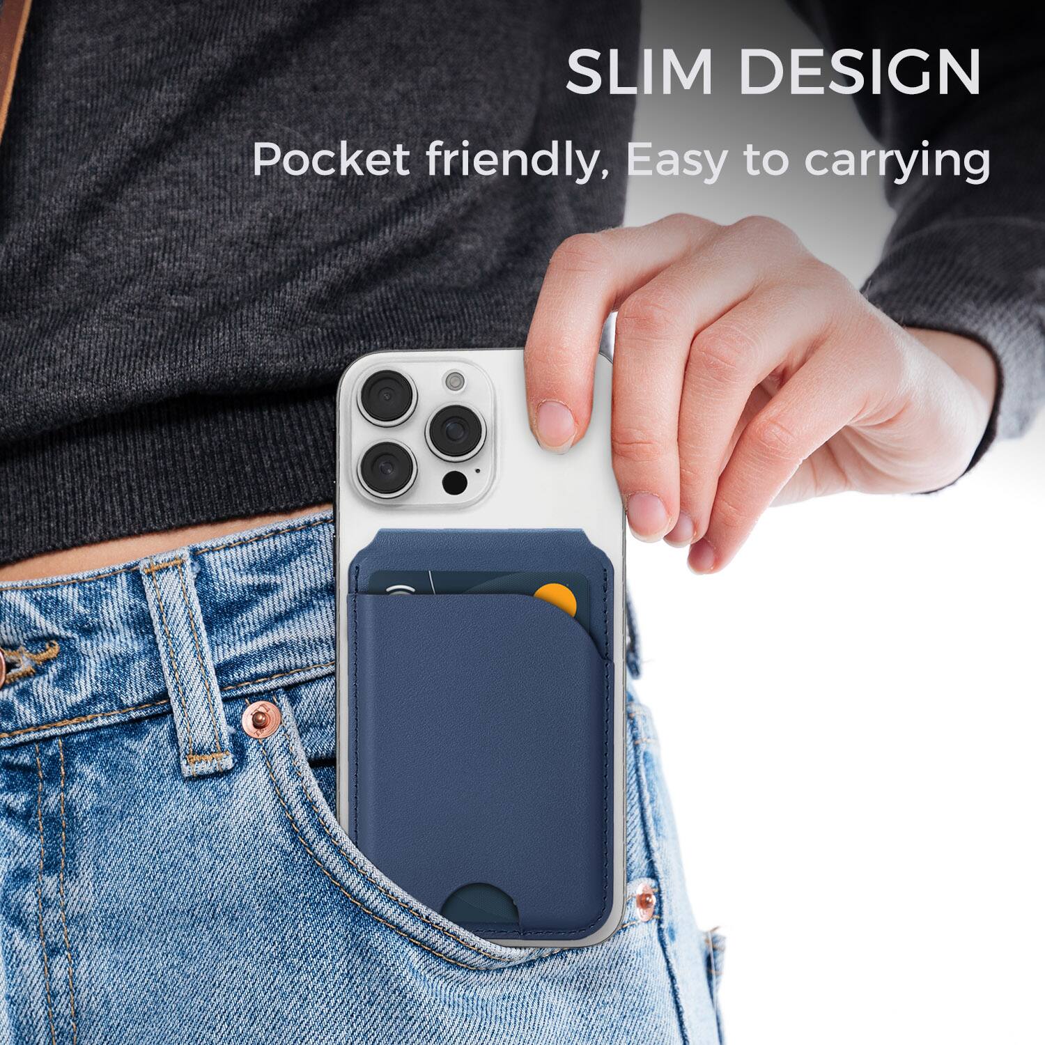 SLIM DESIGN  
Pocket friendly, Easy to carrying