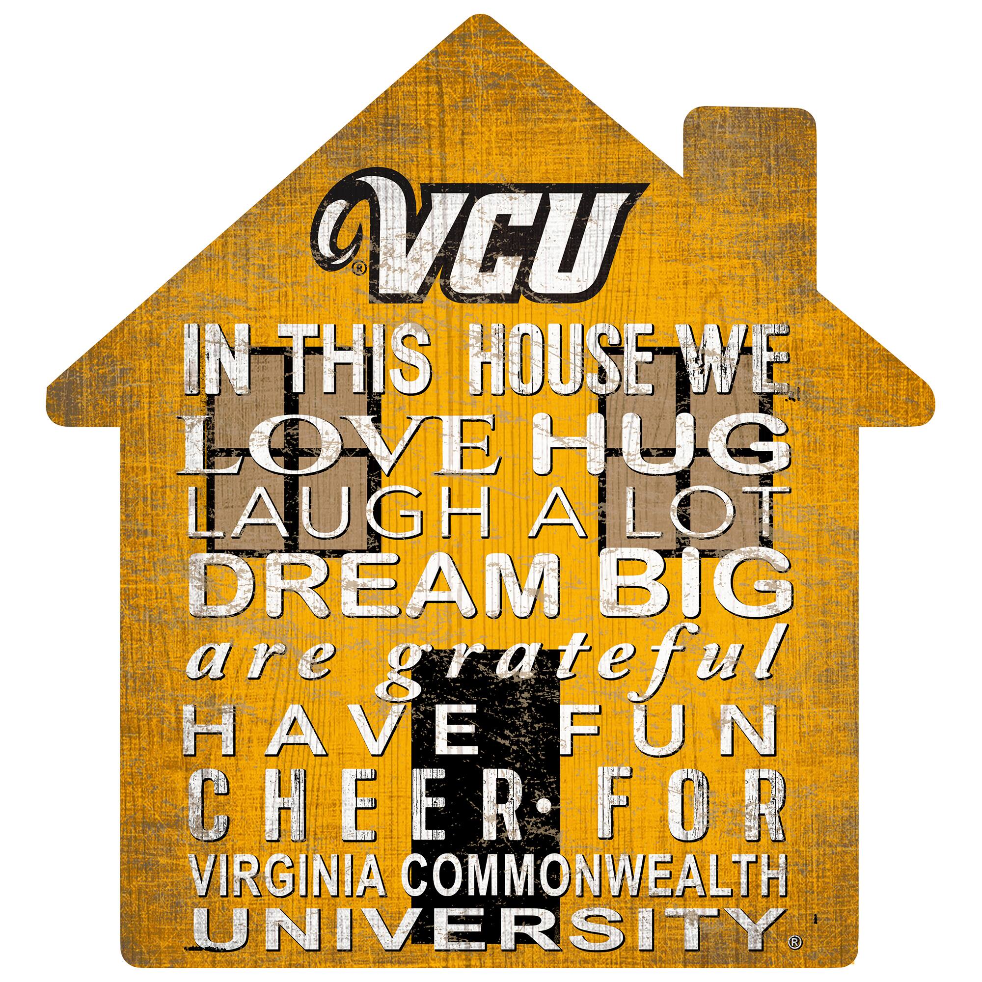 VCU Rams 12'' Team House Sign