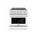 Front. ZLINE - 30 in. Wide 4 Elements 4.2 cu. ft. Paramount Freestanding Induction Range with Electric Oven with White Matte Door - Matte White.