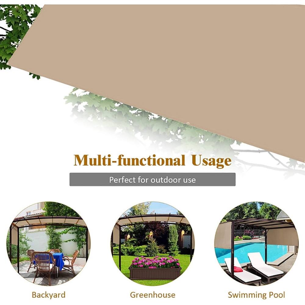 Multi-functional Usage  
Perfect for outdoor use  

Backyard  
Greenhouse  
Swimming Pool