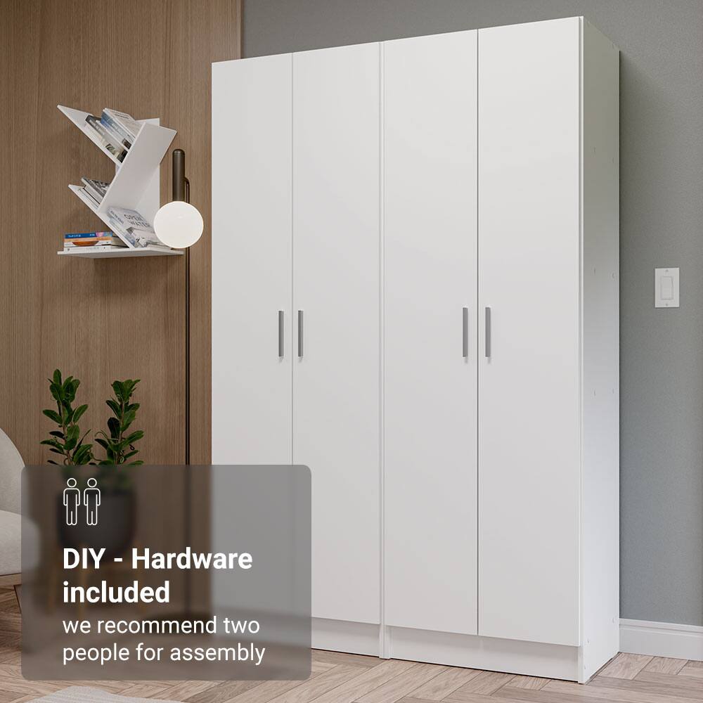 DIY - Hardware included  
we recommend two people for assembly