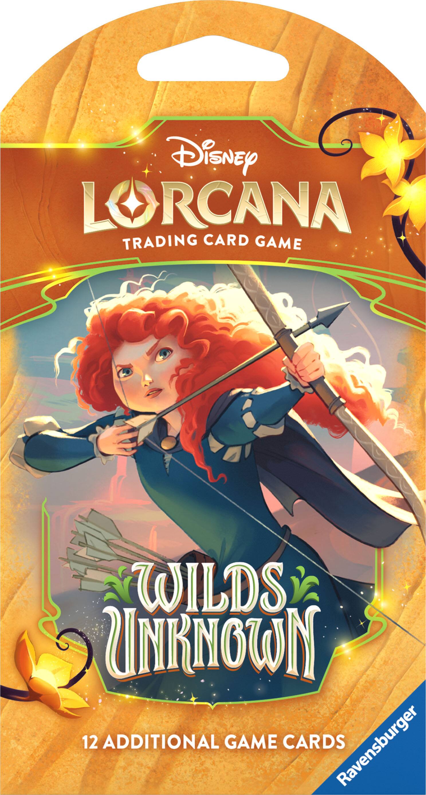 Disney Lorcana Trading Card Game  
Wilds Unknown  
12 Additional Game Cards  
Ravensburger