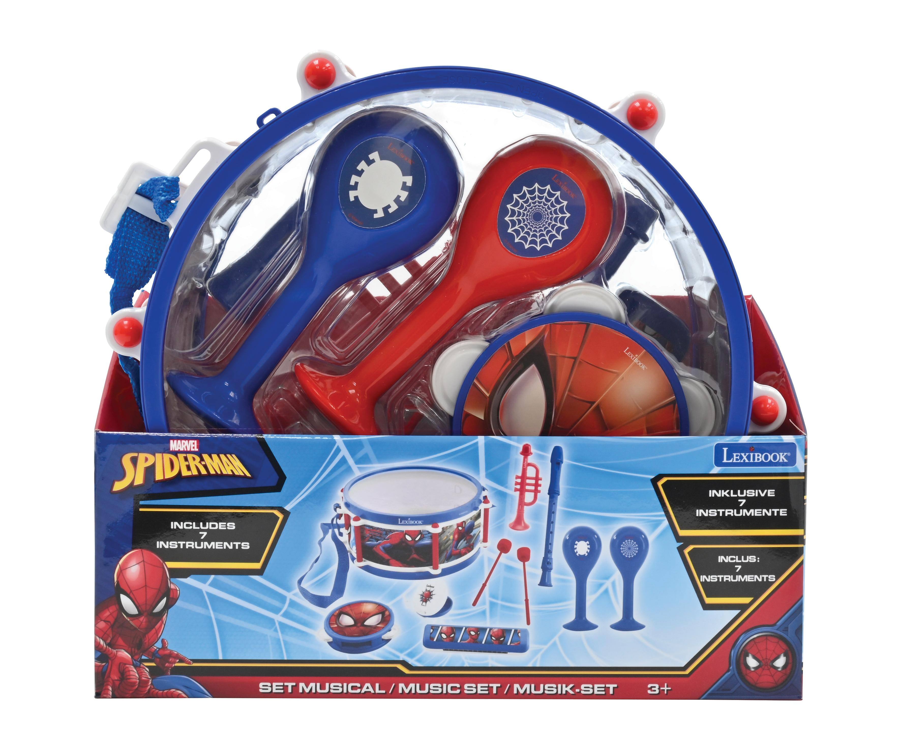 Lexibook Marvel Spiderman Includes 7 Instruments Lexibook Inklusive 7 Instrumente Inclus: 7 Instruments A Set Musical / Music Set Musik-Set 3+