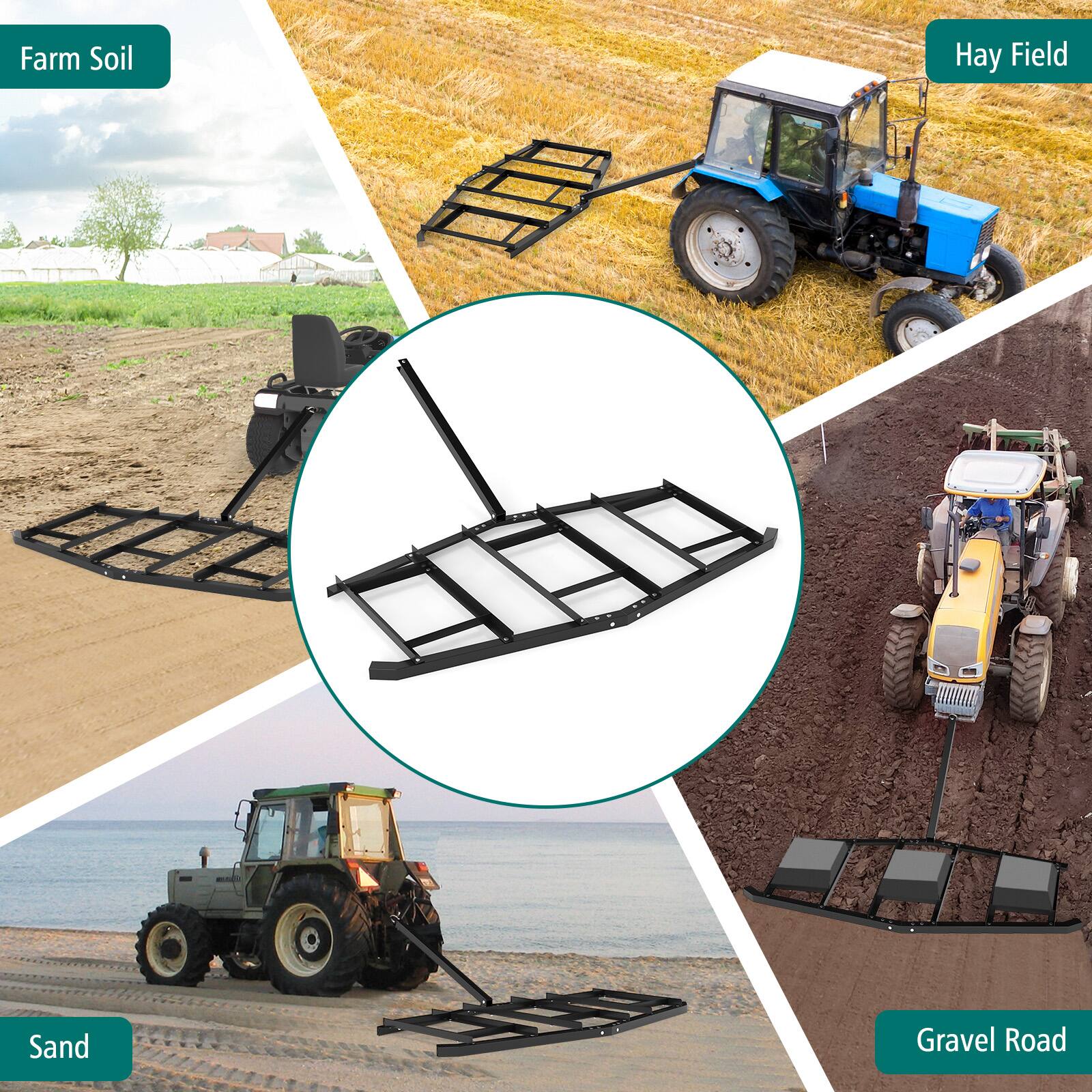 Farm Soil  
Hay Field  
Sand  
Gravel Road