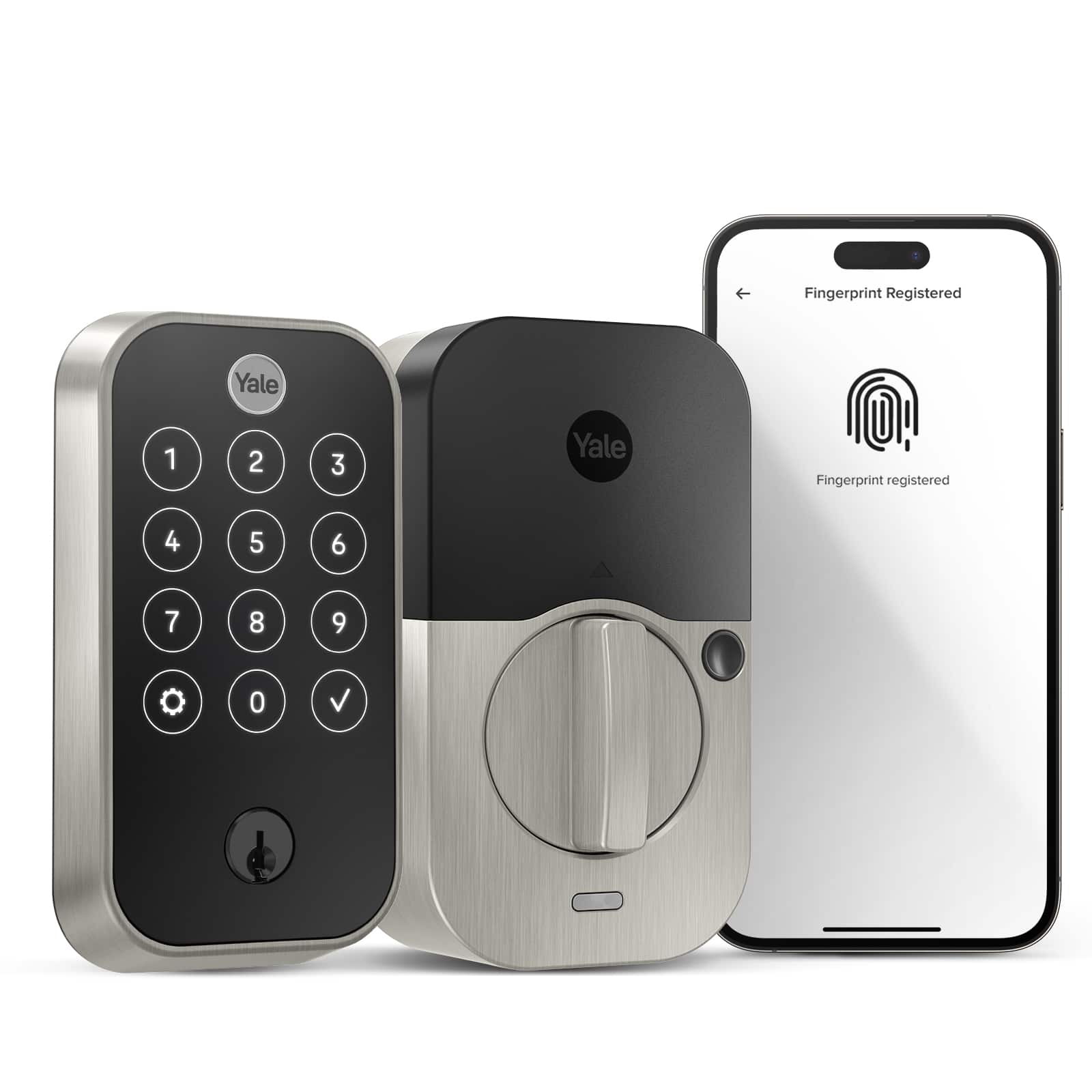 Yale – Assure Lock 2 – Smart Lock Wi-Fi Deadbolt with Touchscreen Keypad | Fingerprint Access – Satin Nickel Sansujyuku sansujyuku.com