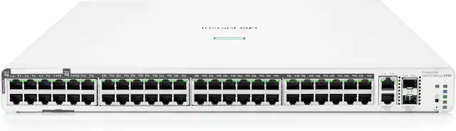 Instant On Switch Series 1960
LES mooe 100 Base-T Ports
20GDE SFP Ports