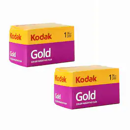 2x Kodak GOLD 200 Color Negative Film (35mm Roll Film, 36 Exposures)