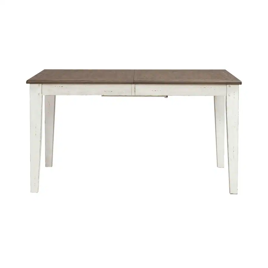 Tracker Table Layout Liberty Furniture Industries Rectangular Leg Table with Butterfly Leaf ...