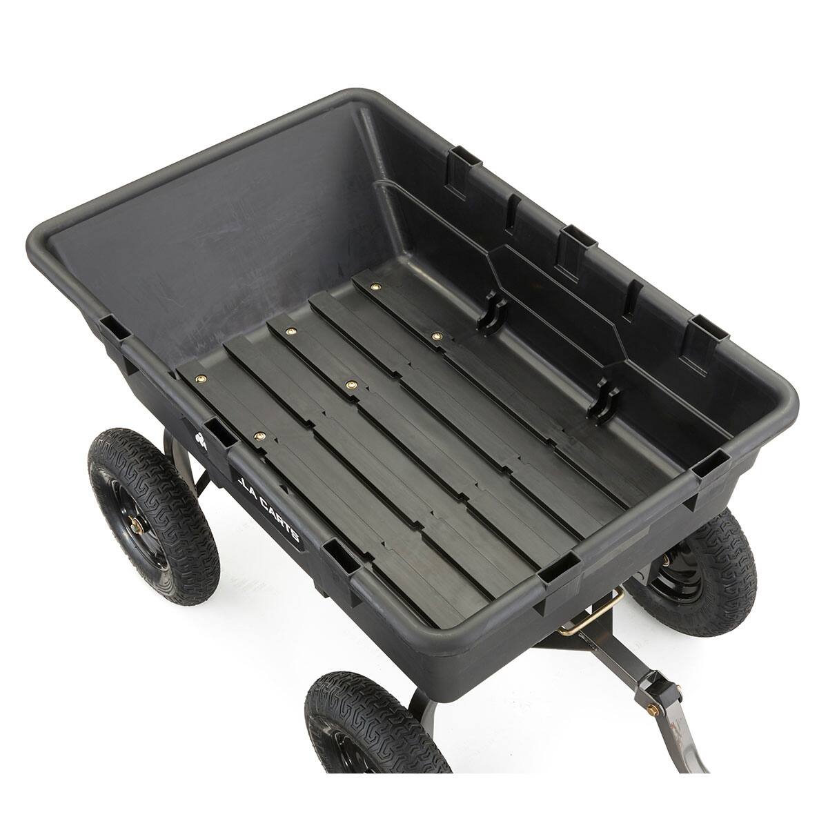 Alt View 8. Gorilla Carts - Gorilla Carts Heavy Duty Poly Yard Dump Cart Garden Wagon with 16 Inch Tires - Black.