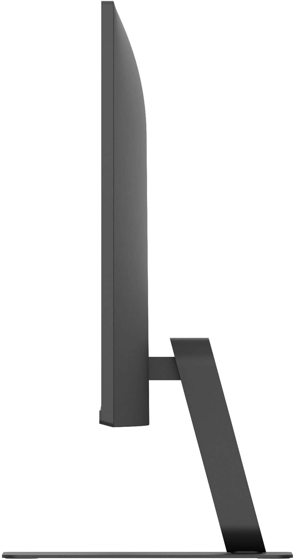 Left. LG - 24" IPS FHD 120Hz Monitor with HDR10 (HDMI) - Black.