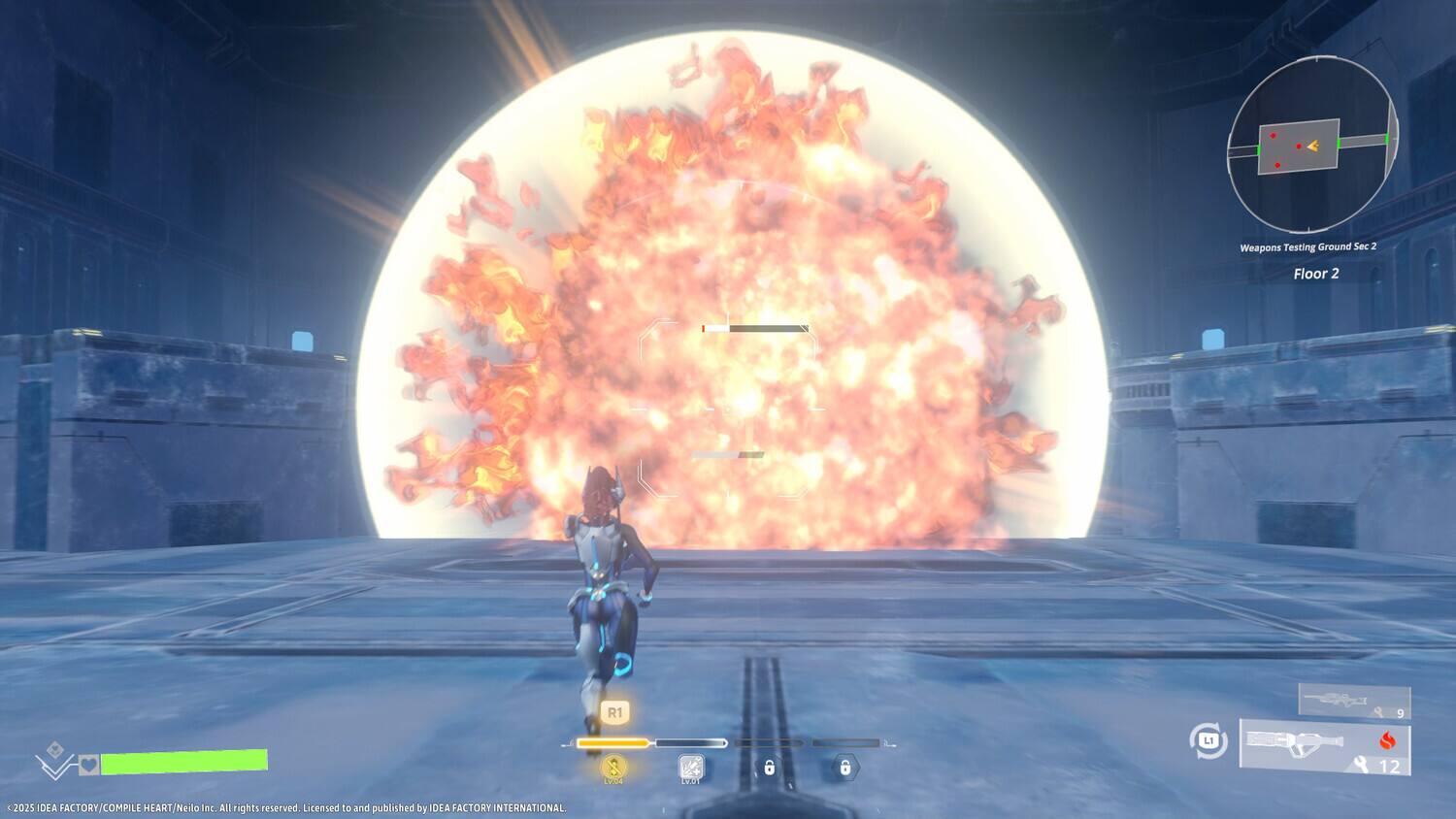 Weapons Testing Ground Sec 2 Floor 2 R1 4 9 L1 ud CE 6 o 12 2025 : DEA FACTORY COMPILE HEART/Neilo Inc. All rights reserved. Licensed to and published by DEA FACTORY INTERNATIONAL.