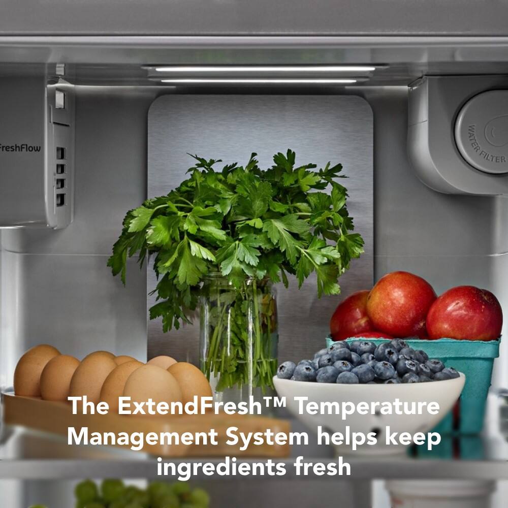 The ExtendFresh™ Temperature Management System helps keep ingredients fresh
