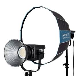 NANLITE - FS-200 Daylight LED Monolight with Rapid 90 Parabolic Softbox Bundle