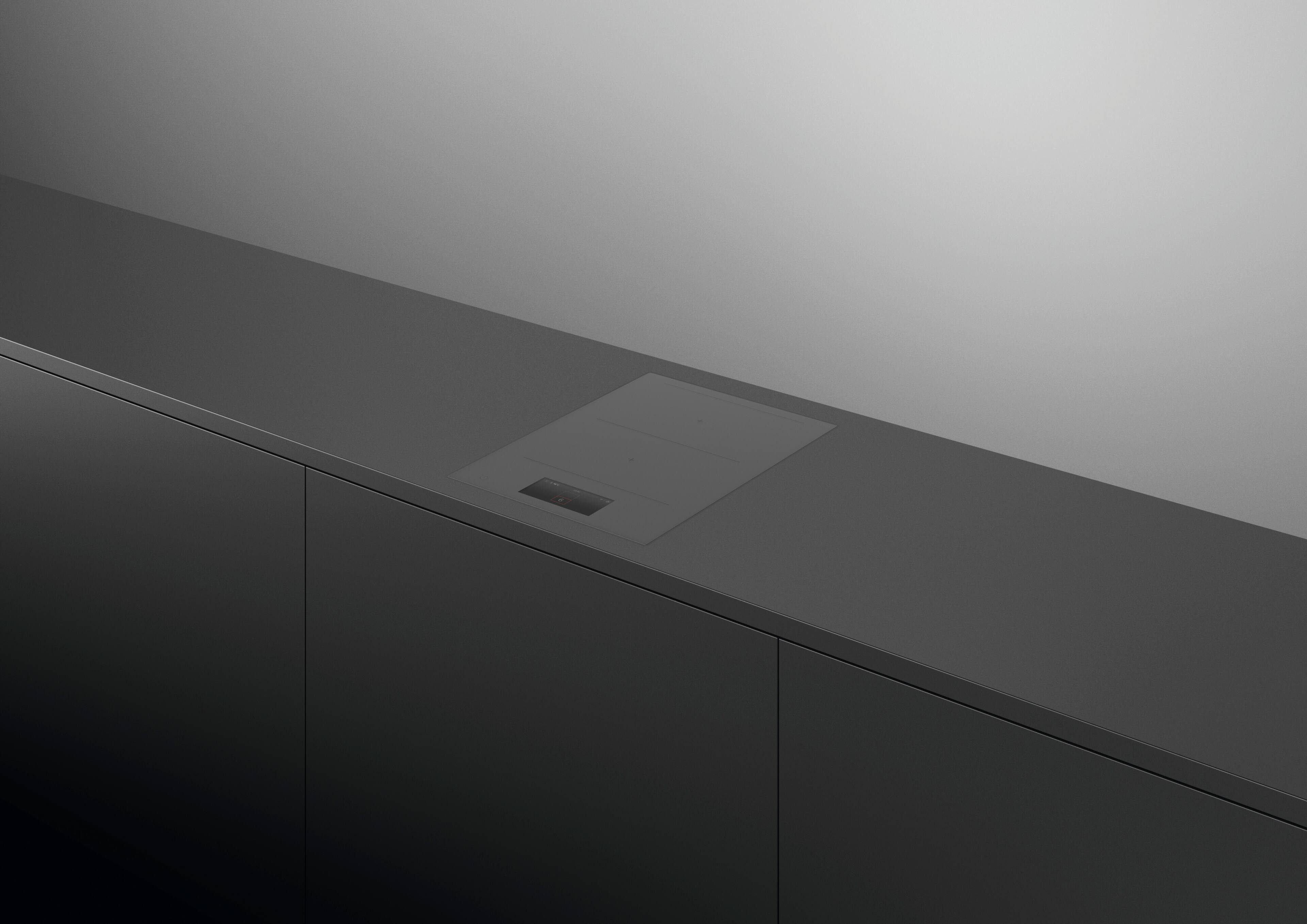Alt View 14. Fisher & Paykel - 15" Primary Modular Induction Built-in Electric Cooktop, 2 Zones with SmartZone - Grey.