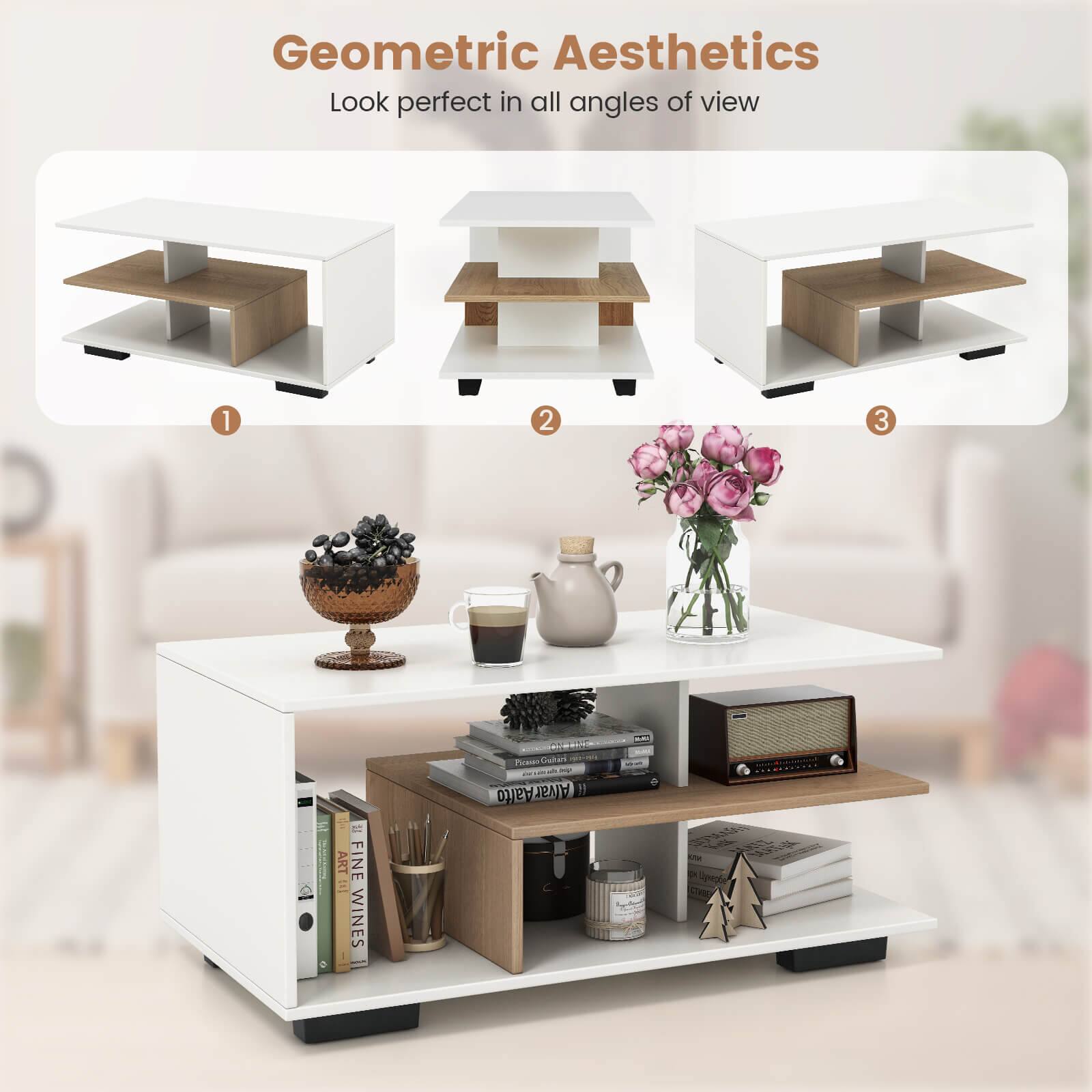 Geometric Aesthetics: Look perfect in all angles of view.