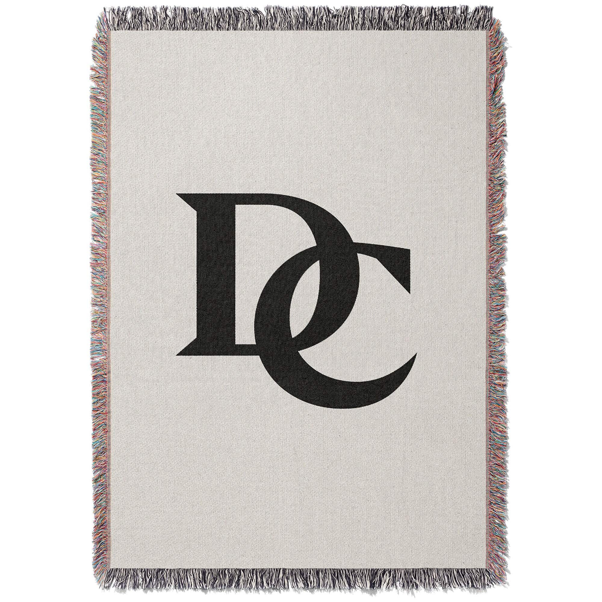 Chad & Jake - Davidson Wildcats Woven Blanket - White