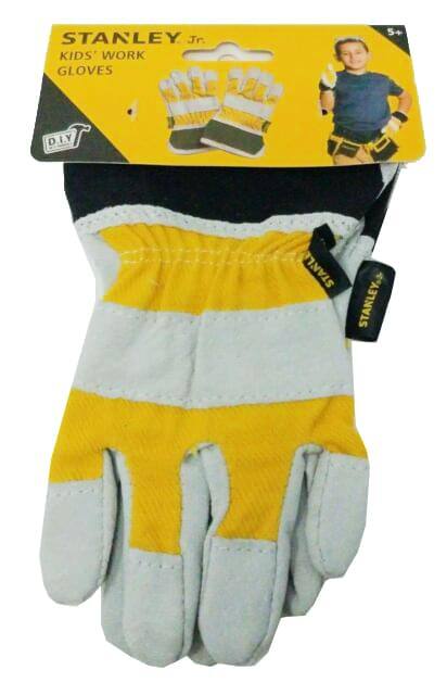 STANLEY Jr. KIDS' WORK GLOVES D.I.Y.