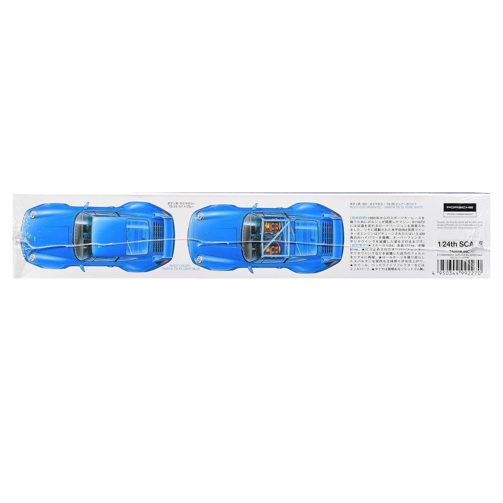 23
()-E79-26 BODY COLOR: WHITE) TAMIYA 15:00
PORSCHE
BODY COLOR: TAMIYA 15-23 BLUE
1995 911 GT 430 1/124 177m 124th SCA 81m. TARRING J-TONDAIWAT RUGARA.COM 4 950344 992270