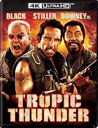 Front. Tropic Thunder - 4K Blu-Ray.
