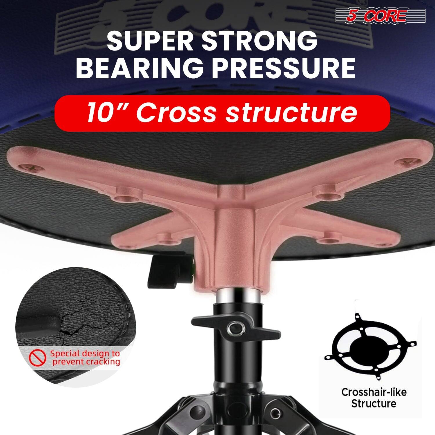 5 CORE  
SUPER STRONG BEARING PRESSURE  
10" Cross structure  

Special design to prevent cracking  
Crosshair-like Structure