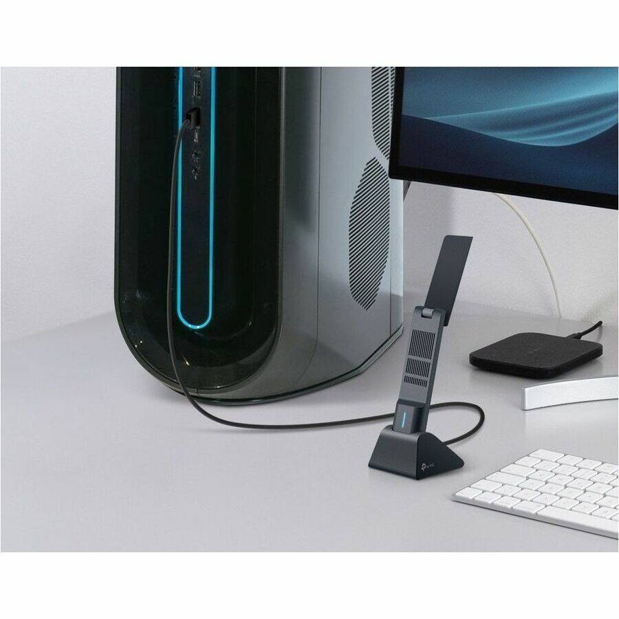 Alt View 1. TP-Link - TP-Link Archer TXE70UH AXE5400 IEEE 802.11 a/b/g/n/ac/ax Tri Band Wi-Fi Adapter - USB 3.0 - 2.40 GHz ISM - 6 GHz UNII - Unknown.