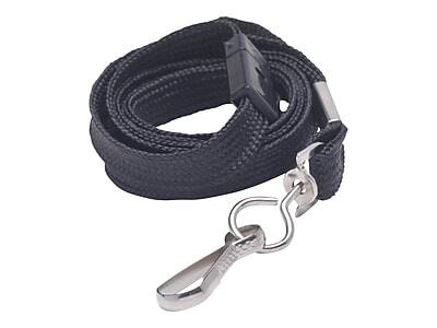 Alt View 1. Staples - Breakaway Lanyards, 36" Length, Nylon, 12/Pack - Black.