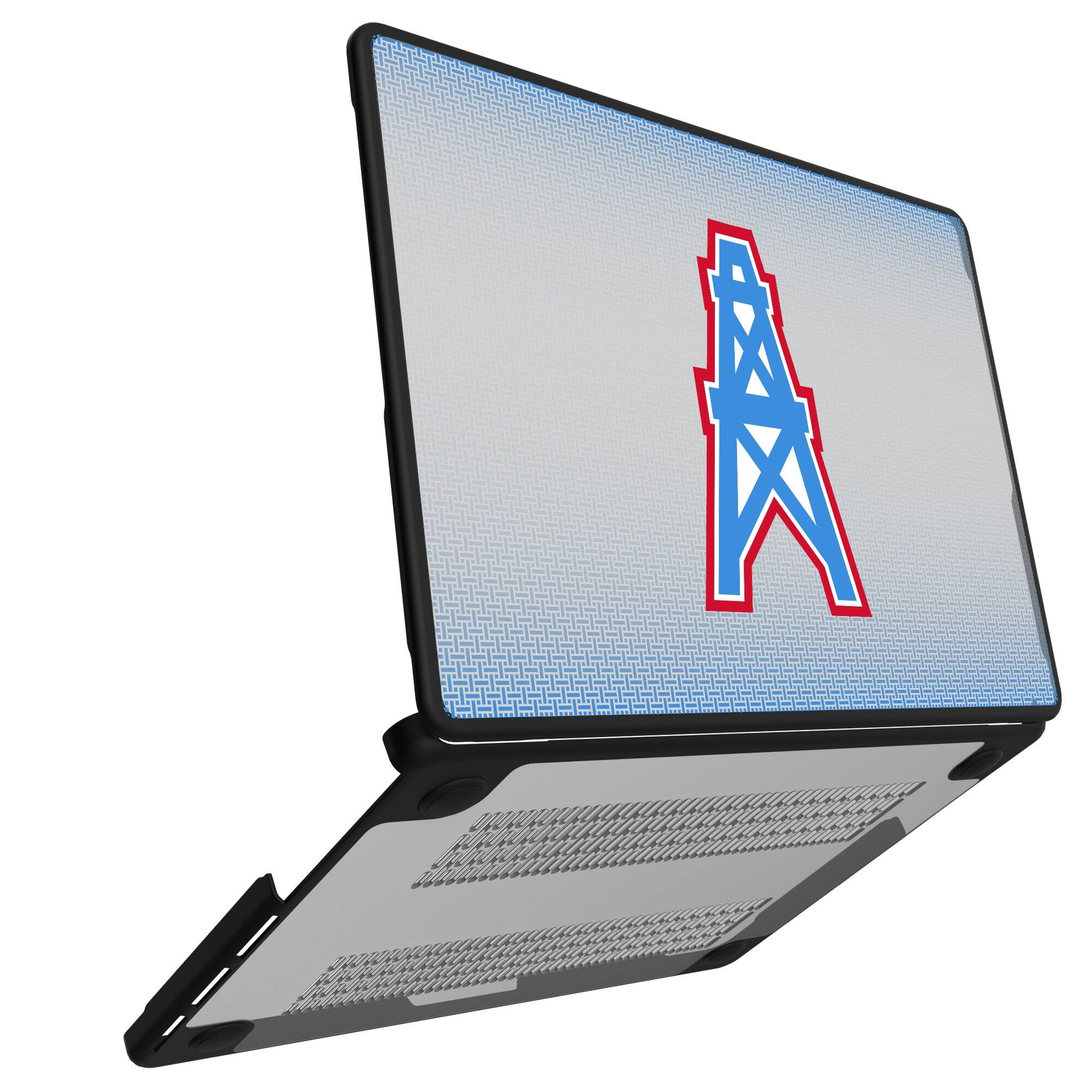Alt View 1. Keyscaper - Houston Oilers Linen MacBook Case - Pro 13 in - Multicolor.