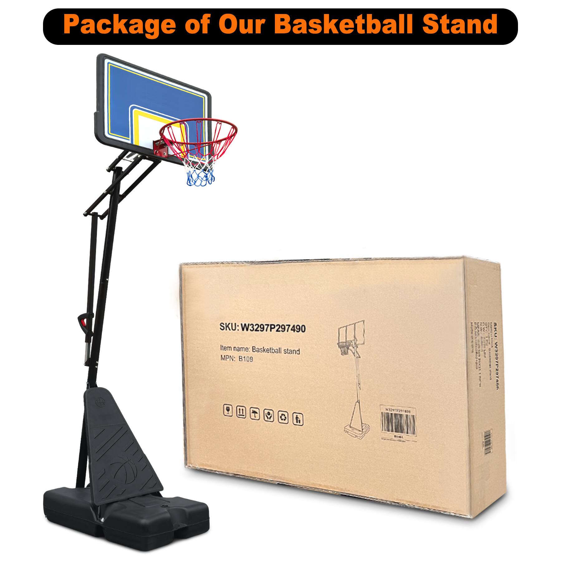 Package of Our Basketball Stand

SKU: W3297P297490

Item name: Basketball stand

MPN: B109