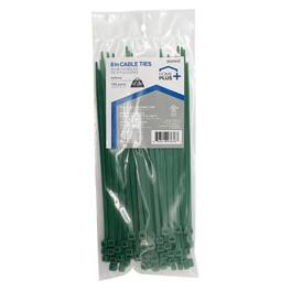 HomePlus - Home Plus 8 in. L Green Cable Tie 100 pk
