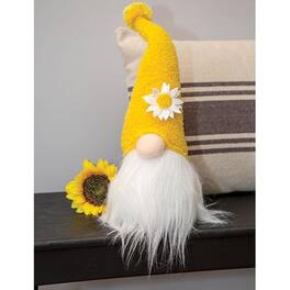 BreeBe - *Fuzzy Flower Gnome 16" - Yellow