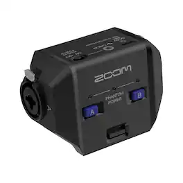 Zoom - EXH-6e Dual XLR-1/4" TRS Input Capsule for H6essential Portable Recorder - Black