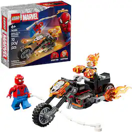 LEGO - Marvel Spider-Man vs. Ghost Rider Motorcycle 76335
