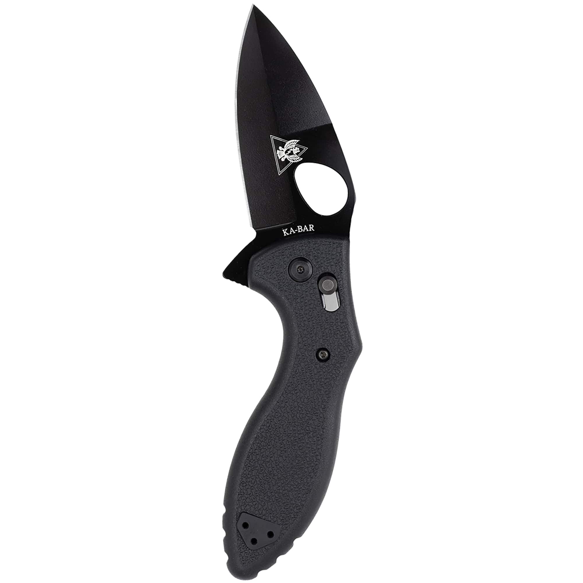 KA-BAR - 3" Blade TDI Flipper Folder Knife - Black