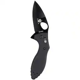 KA-BAR - 3" Blade TDI Flipper Folder Knife - Black