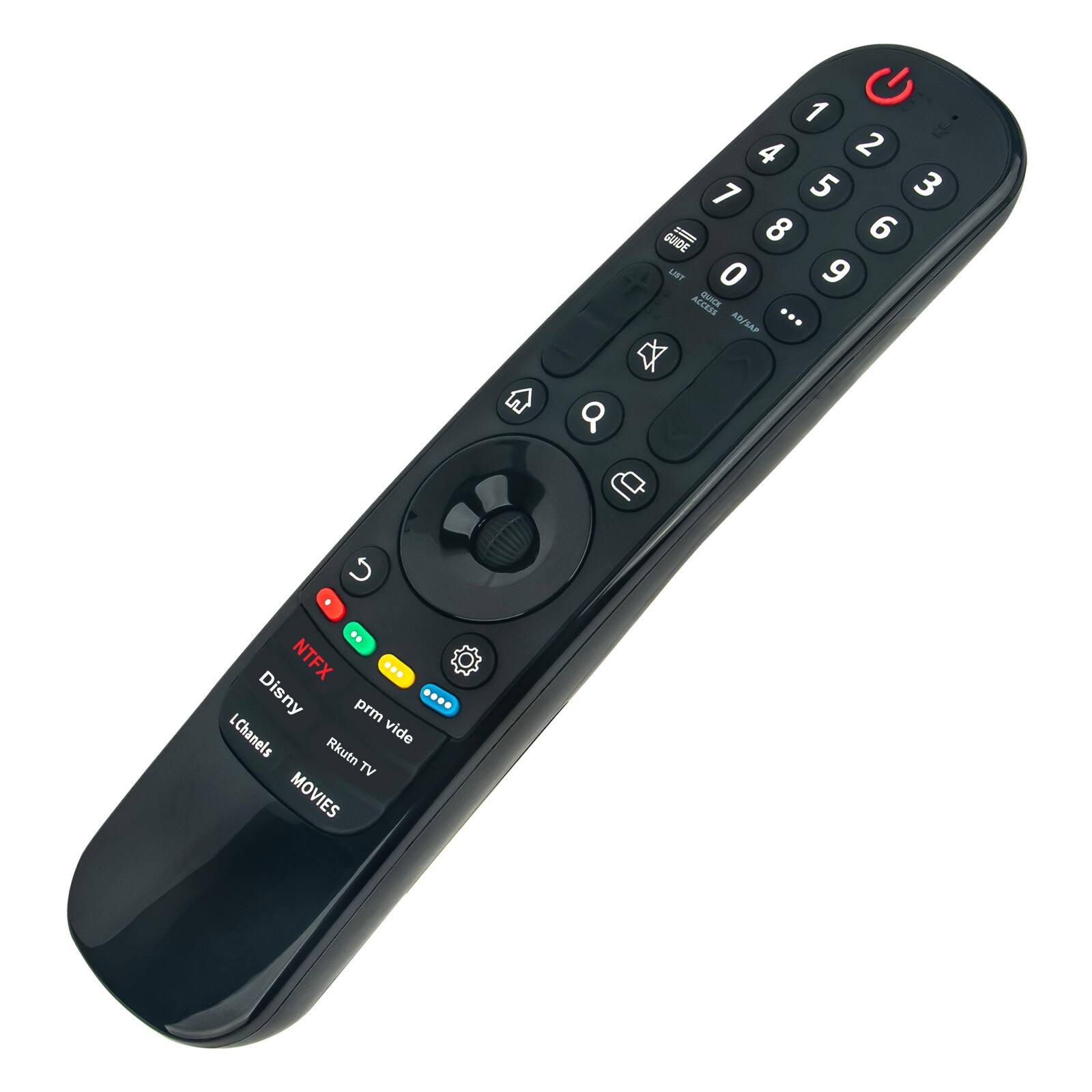 1 4 2 7 5 3 GUIDE !! 8 6 UST 0 9 ACCESS QUICK AD/SAP

Disney NTFX prm vide LChannels Rkutn TV MOVIES