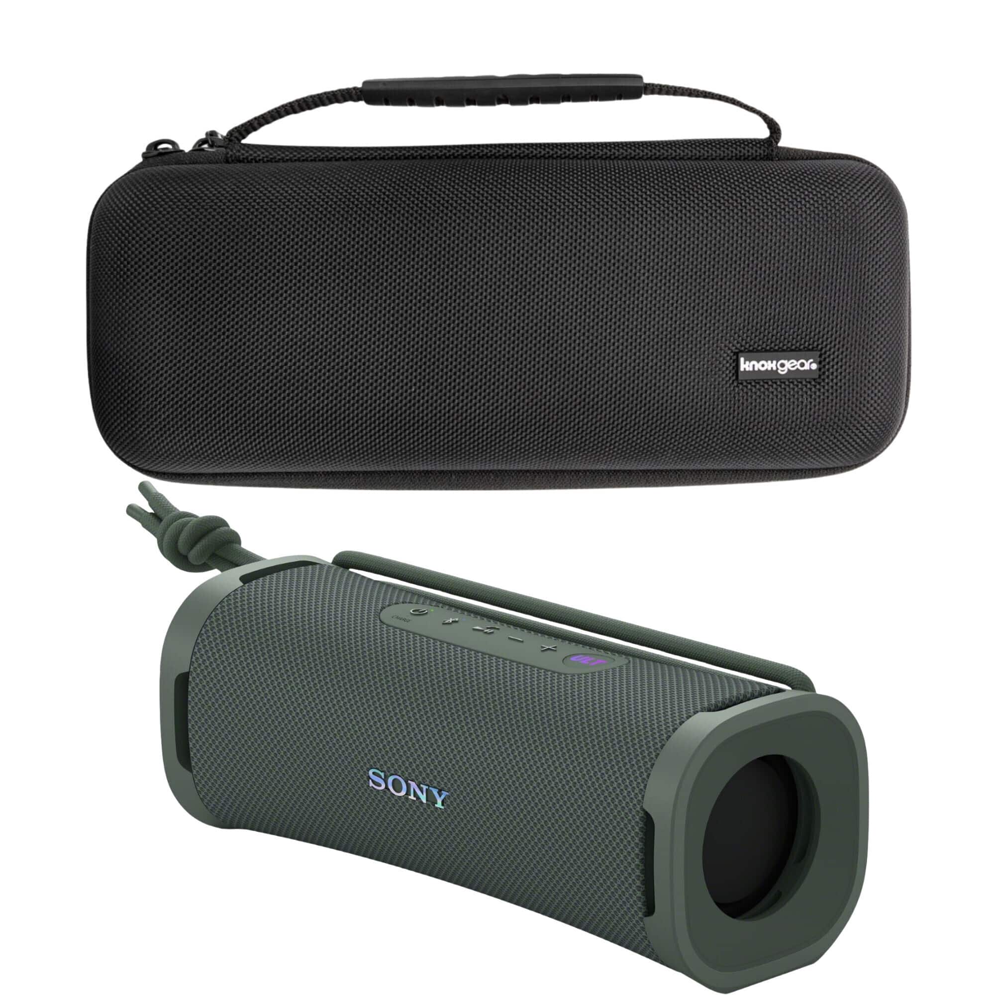Sony - ULT FIELD series Speaker - SRSULT10/B (Gray) with Hardshell Travel & Protective Case bundle - Grey