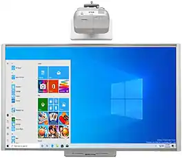 Smart Tech - Refurbished Excellent - Smart Board, Interactive Whiteboard System SBM685 for Classrooms and Business 87"